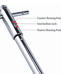 Close-up of QISF Adjustable T-Handle Ratchet Tap Holder Wrench showing rotating positions and lock mechanism.