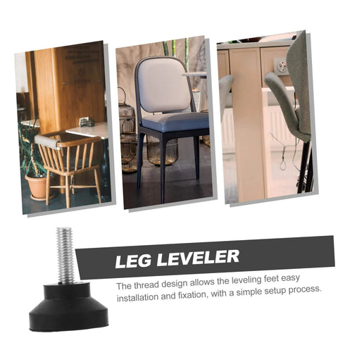 Heavy Duty Leveling Feet For Tables And Machinery Adjustable Legs Built Tough With Rubber Bumper Feet Threaded Levelers And Shock Absorbers
