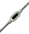 Adjustable Tap Wrench Handle For Metric M1 To M10 And W1 16 To 3 8 Thread Tap Holder Reamer Hand Tapping Tool, chrome plated tool steel.