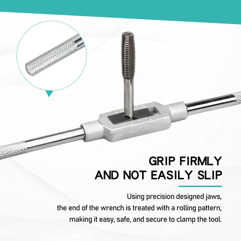 Adjustable Tap Wrench Handle For M6 To M20 And One Quarter To Three Quarter Inch Taps with sturdy grip and precise threading.