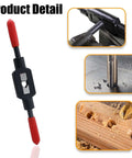 Adjustable Tap Wrench One Sixteenth To One Quarter Inch Jaw Opening 140mm Length Fits M1 To M8 Taps tap holder detail