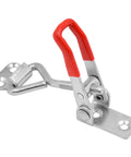 10 Pack Adjustable Toggle Latch Clamp 150Kg Capacity Heavy Duty Quick Release Pull Clamp Buckle 4001 with red rubber handle