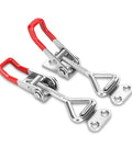 2 Pack Adjustable Toggle Latch Clamp 4001 Quick Release Clamp With 220lbs Capacity for freezers, tool boxes, smokers, and cabinets