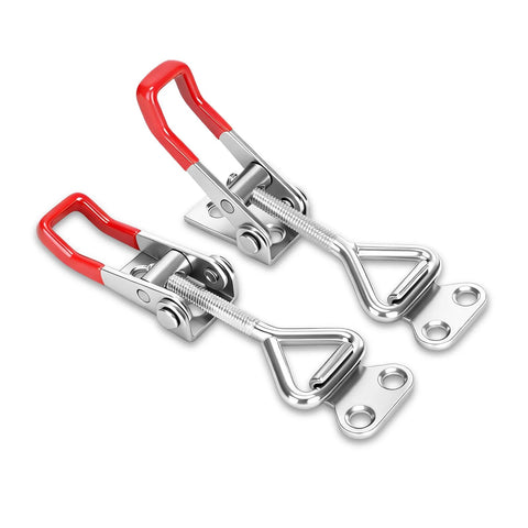 2 Pack Adjustable Toggle Latch Clamp 4001 Quick Release Clamp With 220lbs Capacity for freezers, tool boxes, smokers, and cabinets