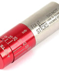Close-up of a Tightening +/- 10% Accurate 15-65 inch-lbs All-In-One Torque Driver Tool with red adjustable gauge, 1/4-inch drive.
