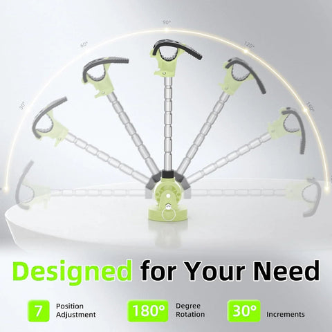 Luocute trolling motor stabilizer mount with aluminum arms, green base, 7-position tilt for PowerDrive motors; Amazon.