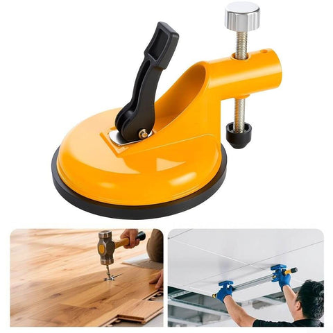 Adjustable Vacuum Suction Cups For Seam Joining And Leveling With 118Mm Cup Pro Grade Stainless Steel Pull Rod And Knob No Slip Grip