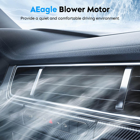 Car dashboard with air vents demonstrating Direct Fit HVAC Heater Blower Motor Assembly for efficient air circulation.
