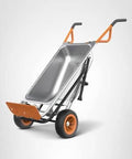 8 in 1 Heavy Duty Aerocart Garden Cart Wheelbarrow Dolly with Turbo Lift Design and Flat Free Tires