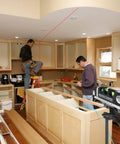 Laser Level Line Tool, Multipurpose Laser Level Kit Standard Cross Line Laser leveler Beam Tool with Metric Rulers in kitchen setup