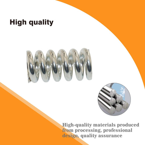 Air Compressor Adjustment Knob Spring Replacement For Sanborn Craftsman Coleman Power Mate And Industrial Air Compressors Replaces 0550005 0550078 1370001 1050004 Easy Fit And Reliable Performance - close-up of metal replacement spring