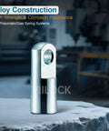 2pcs Air Cylinder Rod Clevis End, M8x1.25 Female Thread I Type Connector Air Cylinder Accessories I-20, alloy construction close-up