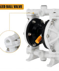 Air Operated Double Diaphragm Pump QBK-15 1/2 inch Outlet 12 GPM Pneumatic Transfer Max 115 PSI with sealed ball valve