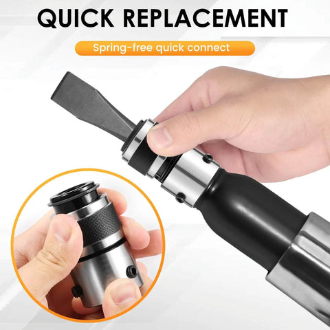 Air Hammer Quick Change Chisel Retainer Chuck Easy To Install No Fuss Quick Chuck Replacement For Air Hammers And Gas Shovels