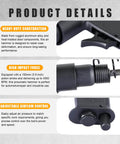Close-up of 150mm Air Hammer Kit With 4 Chisels And Quick Change Retainer showcasing construction details, high impact force, and airflow control.