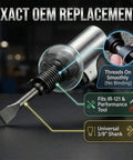 Spring Retainer For Air Hammer Chisel Gun Three Eighths Inch Replacement Part fitted on tool, showing durable steel construction