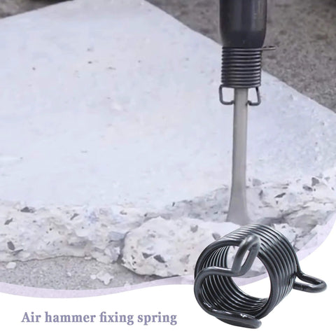 M696 Replacement Air Hammer Spring Quick Spring Retainer For Pneumatic Hammer M550DB And M668 Models Set Of 4 in use on concrete