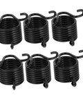6 Pcs Air Hammer Spring Retainer Set for Pneumatic Chisels On The Job Heavy Duty Alloy Steel shown in a close-up view.