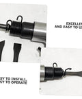 6 Pcs Air Hammer Spring Retainer Set For Pneumatic Chisels On The Job Heavy Duty Alloy Steel with chisel bits shown installed