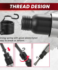 Powerful 150mm Air Hammer Kit With 4500 BPM Pneumatic Hammer And Four Chisels Plus Spring Fittings Close-up View