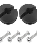 Air Hose Reel Rubber Bumpers Set Two Pack For Three Eighths Inch Reels, Spring Driven Auto Rewind, Adjustable Ball Stopper Replacement Parts, Includes Screws And Nuts For Tight Mounting