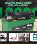 Powerful 10,000 PSI Air Hydraulic Pump With 1.6L Reservoir And Foot Pedal, Three Eighths NPT Oil Outlet for auto repair