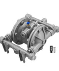 Air Operated Double Diaphragm Pump 1/2 inch Inlet/Outlet Max 115PSI Pneumatic Waste Oil Transfer Pump 16 GPM/60 LPM Replace#DP34-001