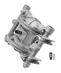 Air Operated Double Diaphragm Pump 1/2 inch Inlet/Outlet Max 115PSI Pneumatic Waste Oil Transfer Pump 16 GPM/60 LPM Replace#DP34-001