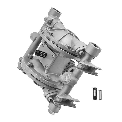 Air Operated Double Diaphragm Pump 1/2 inch Inlet/Outlet Max 115PSI Pneumatic Waste Oil Transfer Pump 16 GPM/60 LPM Replace#DP34-001