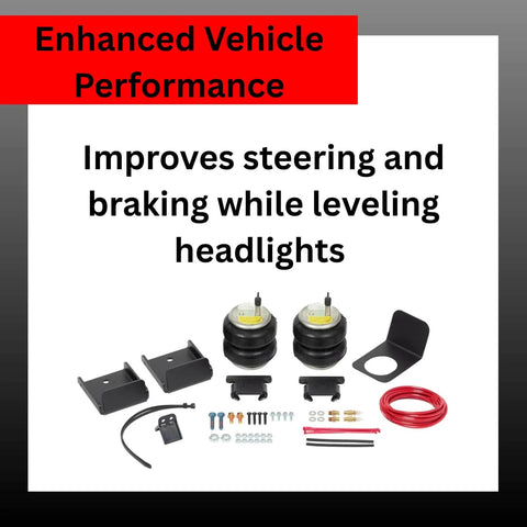 Rear Ride Rite Air Spring Kit For Silverado And Sierra 1500 2019 To 2025 Excludes 3.0 Eco Diesel In Bed Hitch available parts