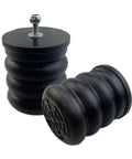 Air Suspension Helper Spring Kit 106-47 for Ford E-150 E-250 E-350 E-450 Vans and Mercedes Sprinter 2500 3500, Black