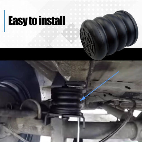 Installed Air Suspension Helper Spring Kit 106-47 for Ford E-150 E-250 E-350 E-450 Vans and Mercedes Sprinter 2500 3500