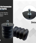 Air Suspension Helper Spring Kit 106-47 for Ford E-150 E-250 E-350 E-450 Vans and Mercedes Sprinter 2500 3500, Black