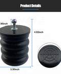Air Suspension Helper Spring Kit 106-47 for Ford E-150 E-250 E-350 E-450 Vans and Mercedes Sprinter 2500 3500, black component