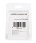 Product packaging for Airbrush Quick Release Disconnect Kit With Four G1/8 Inch Male Fittings And Female Hose Connections, visible barcode.