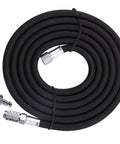 Three Meter Airbrush Hose BD-30 with Quick Disconnect and Standard One Eighth Fittings on Both Ends, Rubber and Nylon Construction