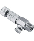 Harder Steenbeck Airbrush Quick Connect Quick Release Disconnect Adapter One Eighth Inch Male And Female Connections With Adjustable Control Valve