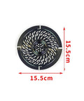 Compatible For Airfryer Basket Replacement Grill Pan Oven Baking Tool Air Fryer Parts Plate Tray Food Divider Kitchen Accessories(15.5X15.5CM) top view