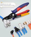 Air Line Pliers Quick Connect Tool For One Quarter Inch And Five Sixteenth Inch Pneumatic Hoses, Hose Release Pliers