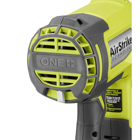 Close-up of the Cordless 16 Gauge AirStrike Finish Nailer For One Plus 18V System Tool Only No Compressor
