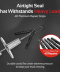 Heavy Duty Tire Plug Kit With 68 Piece All In One Universal Tire Repair Set tool and cords