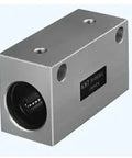 Front view of ✝️ AK10GWUU NB 10mm Double Wide Compact Block Unit Motion Linear Bearing for stable alignment in automation systems