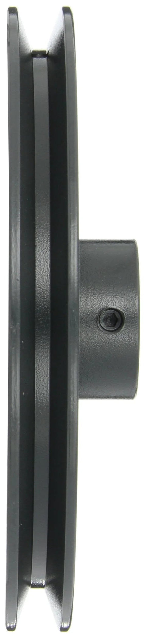 Side view of AK74X1 Finished Bore Sheave 1 Inch Bore For 3L A Belt Drive System With One Groove Durable Mechanical Component
