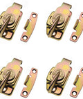 4 Pack Heavy Duty Align-N-Lock Table Locks With Leaf Buckle Connectors And Screws for Extension Tables Dining Tables Computer Workstations And Conference Furniture Color Zinc