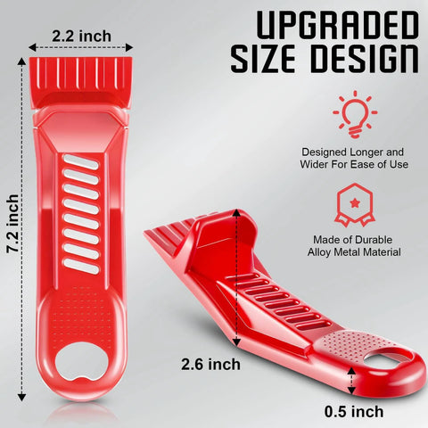 ✝️ 2 Pack Drywall Lift Tools, All Metal Sheetrock Lift with Built in Drywall Rasp & Bottle Opener, Multifunctional Foot Panel Lifter