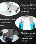 Close-up of alloy steel car clip pliers and auto disassembly tools illustrating effort-saving lever and multifunctional features.