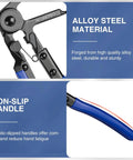 Flexible Hose Clamp Pliers 27 Inch Long Reach Automotive Clamp Removal Tool for Car Coolant Hoses Alloy Steel with Non-Slip Handle