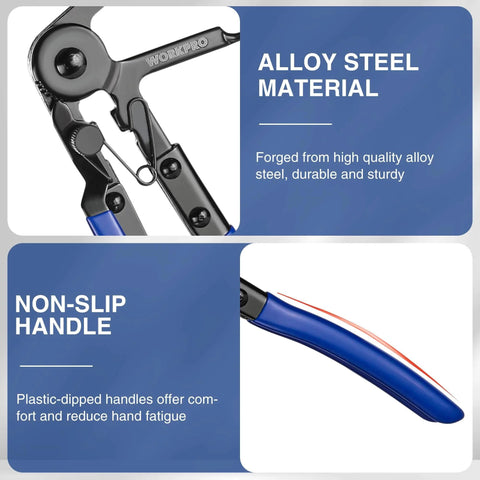 Flexible Hose Clamp Pliers 27 Inch Long Reach Automotive Clamp Removal Tool for Car Coolant Hoses Alloy Steel with Non-Slip Handle