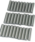 Thirty Piece Go To Dowel Pins Set For Wood Shelves And Bunk Beds One Eighth Inch By One Half Inch Alloy Steel Ground To Precision Tolerances