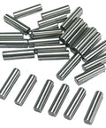 Thirty Piece Go To Dowel Pins Set For Wood Shelves And Bunk Beds One Eighth Inch By One Half Inch Alloy Steel Ground To Precision Tolerances